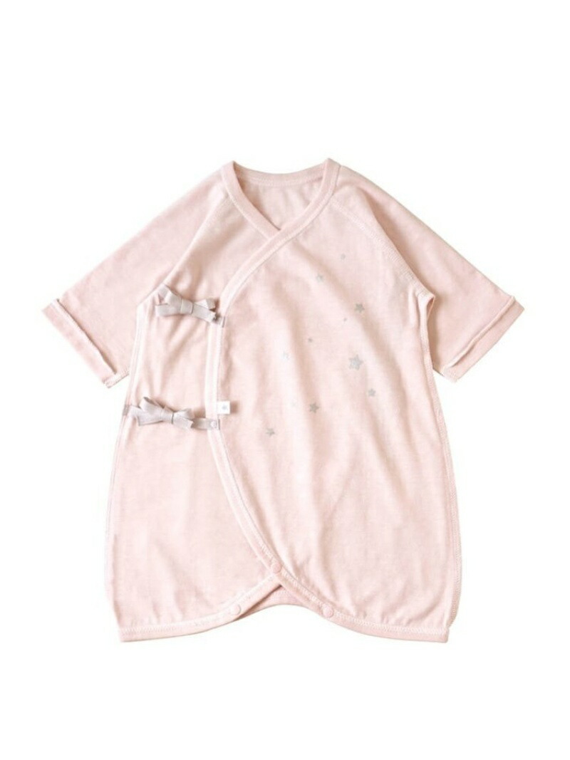 10mois K コンビ肌着 マタニティー 50 60cm 星プリントピンク ディモワ 10mois K コンビ肌着 マタニティー 50 60cm 星プリントピンク ディモワ