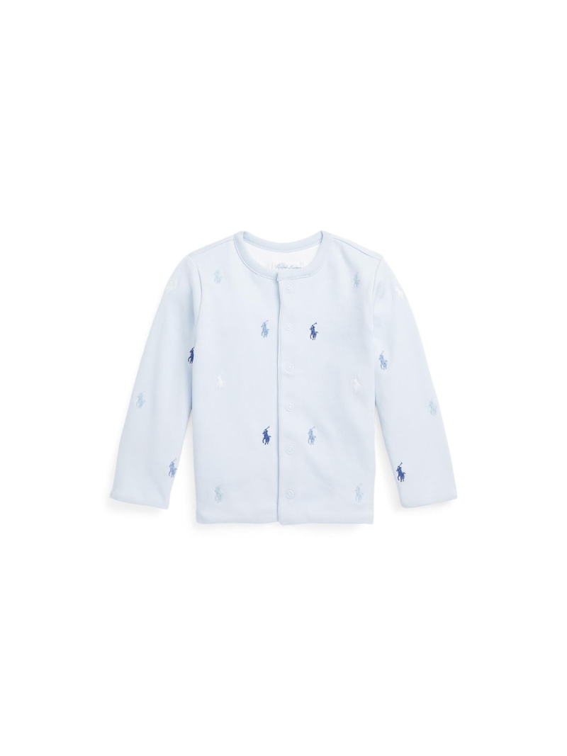POLO RALPH LAUREN (もの言う花)リヴァーシブル 綿織物 インター鍵を掛ける 上衣 ラルフローレン ジャケット・アウター 余分の物のジャケット・アウター 青み【貨物輸送無料】