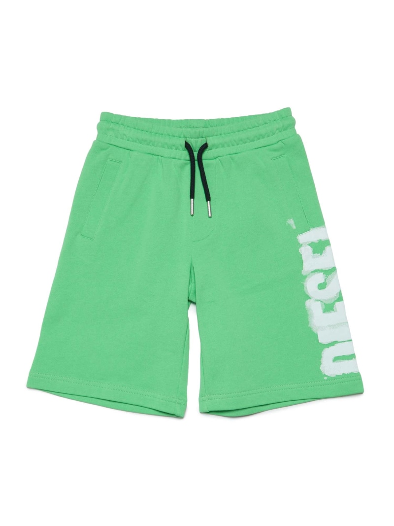 【SALE／62%OFF】DIESEL DIESEL ディーゼル Kids & Junior ブランドロゴスウェットショートパンツ シフォン パンツ ジャージ・スウェットパンツ グリーン【RBA_E】【送料無料】