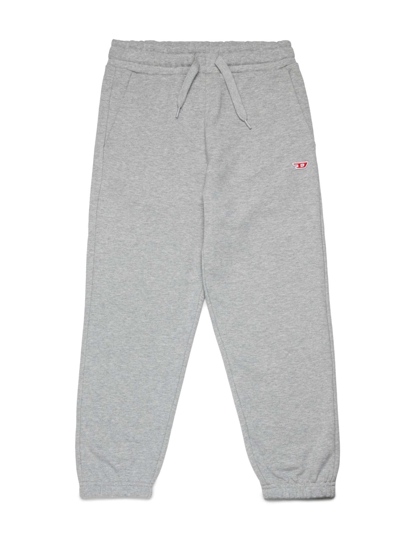 【SALE／53%OFF】DIESEL DIESEL ディーゼル Kids & Junior ワンポイントブランドスウェットパンツ シフォン パンツ ジャージ・スウェットパンツ グレー ブラック【RBA_E】【送料無料】