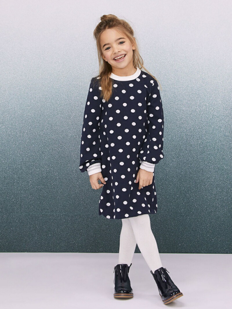 楽天市場 Sale 40 Off Petit Bateau K ジャガードドットワンピース プチバトー ワンピース キッズワンピース ネイビー Rba E 送料無料 Rakuten Fashion Kids