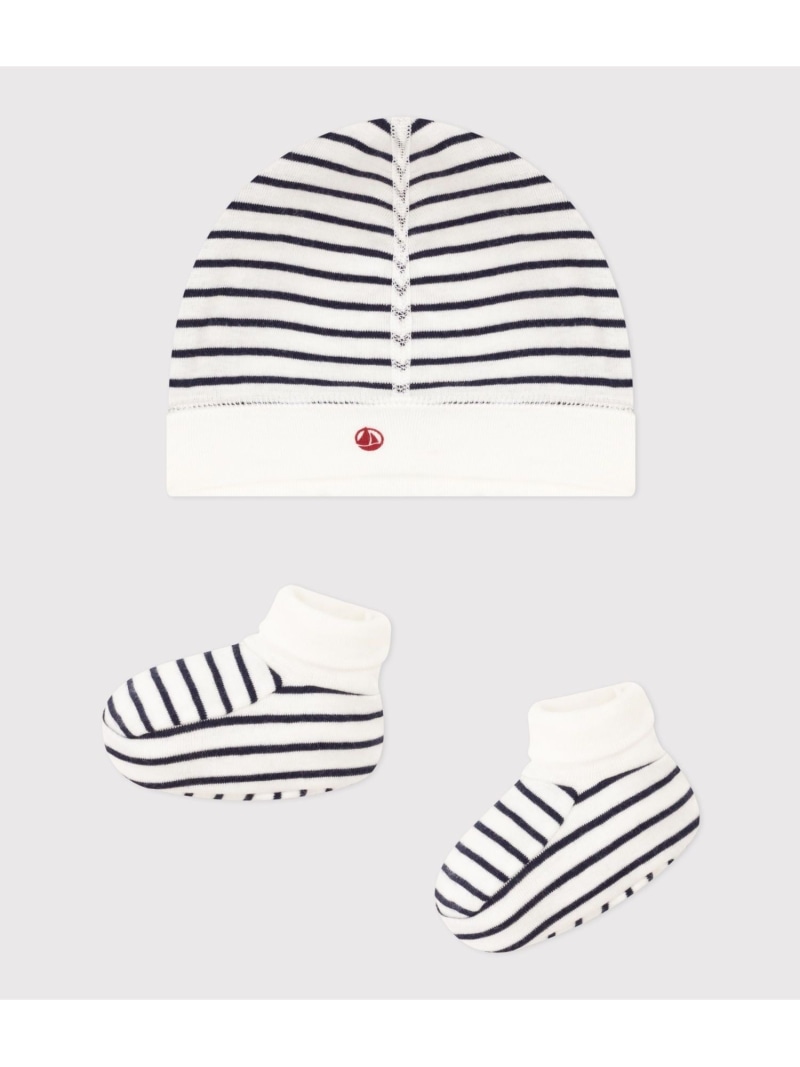 ニットキャップ [プチバトー] ベビーキャップ A0DRP