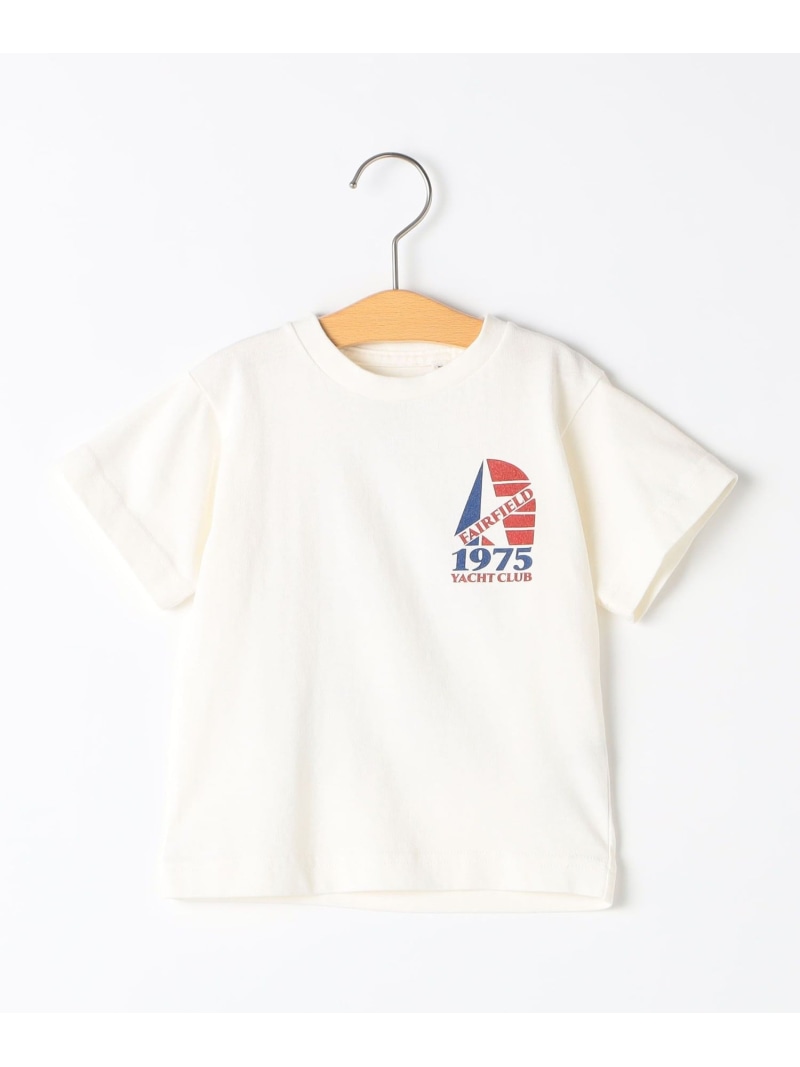 SHIPS KIDS SHIPS KIDS:80~90cm /半袖 ヴィンテージ Tシャツ シップス トップス カットソー・Tシャツ ホワイト グリーン【送料無料】