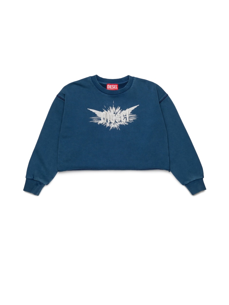 【SALE／40%OFF】DIESEL キッズ プルオーバースウェット SLUMPY ディーゼル トップス スウェット・トレーナー 米国海軍【RBA_E】【貨物輸送無料】
