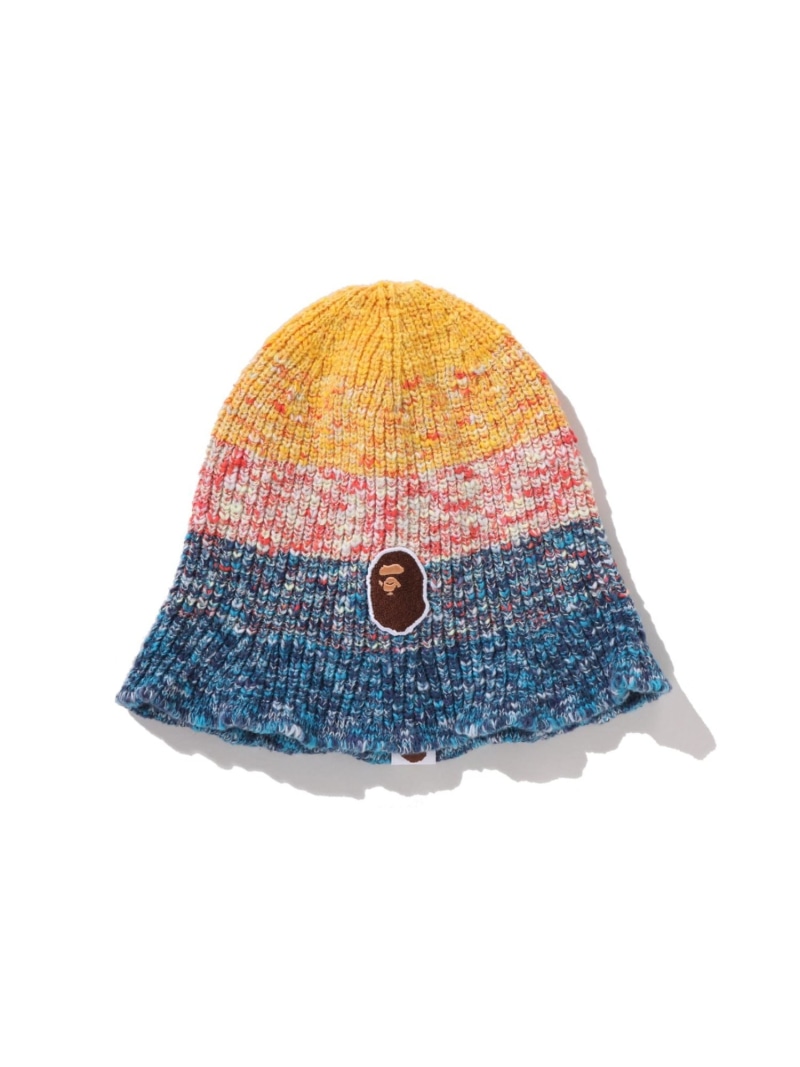 楽天市場】A BATHING APE(エイプ)Bapeロゴ KNIT CAP【ブラック】【新品