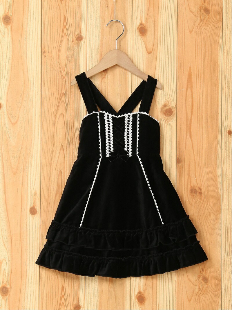 楽天市場 Sale 50 Off Shirleytemple 別珍js シャーリーテンプル ワンピース キッズワンピース ブラック Rba E 送料無料 Rakuten Fashion Kids