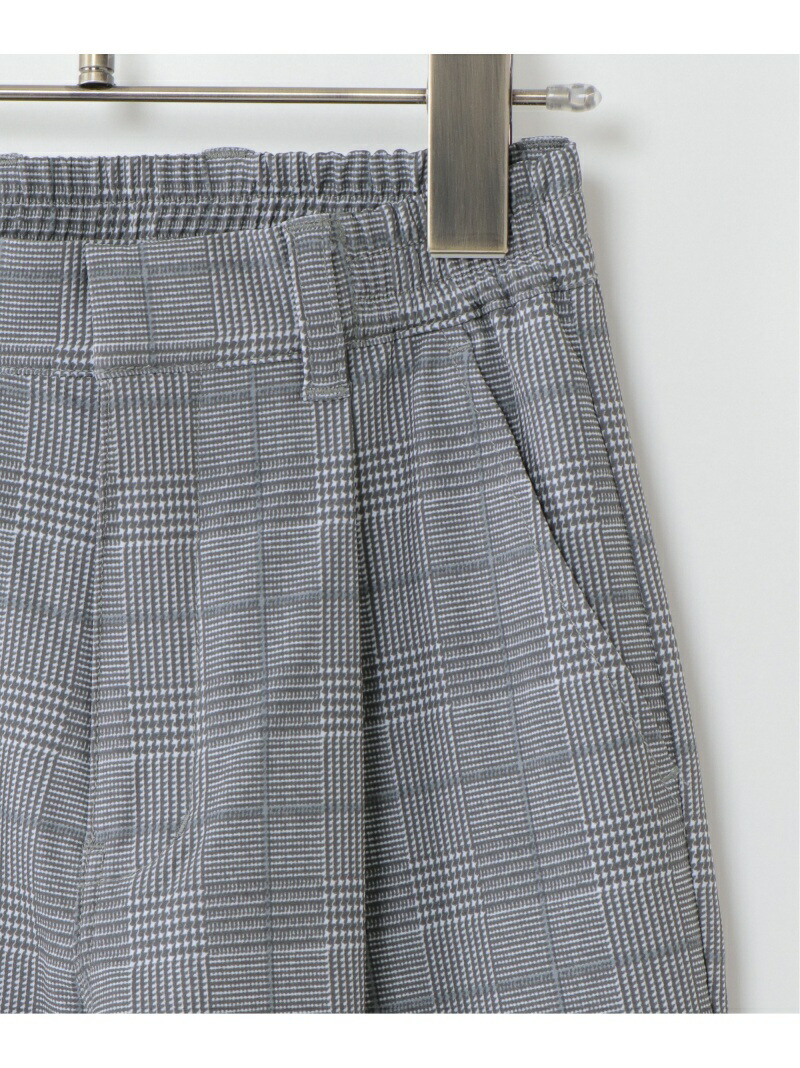 Ikka グレンチェックテーパードパンツ 100 160cm イッカ