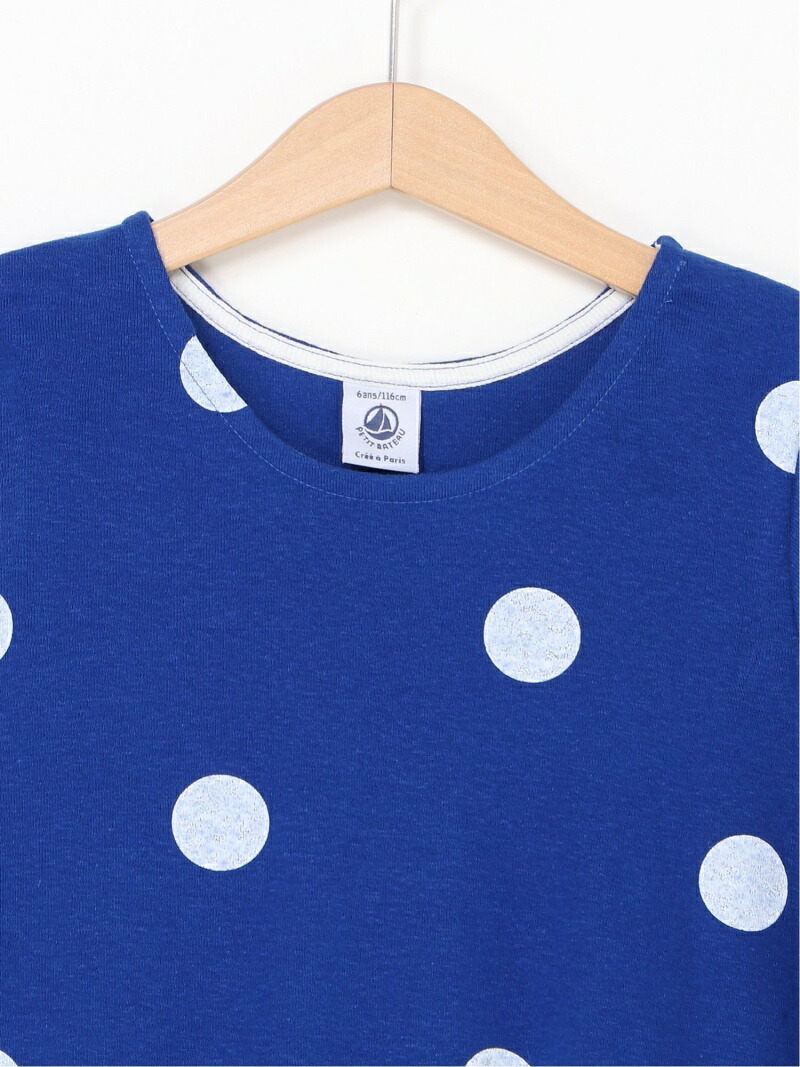 Petit Bateau K コットンリネンぽち刷り出す半袖ワン剥き身 プチバトー ワンピース キッズワンピース 貨物輸送無料 Petit Bateau キッズ ワンピース プチバトー Damienrice Com