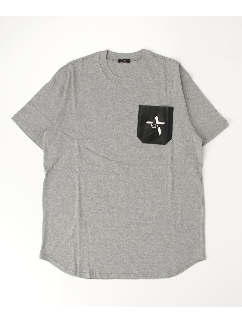【SALE／50%OFF】N21 N°21 ヌメロ ヴェントゥーノ Kids \u0026 Junior 半袖ティーシャツカットソー シフォン トップス カットソー・ティーシャツ 薄墨色【RBA_E】【貨物輸送無料】 キッズ・ベビー・マタニティ-Tシャツ・カットソー-キッズファッション