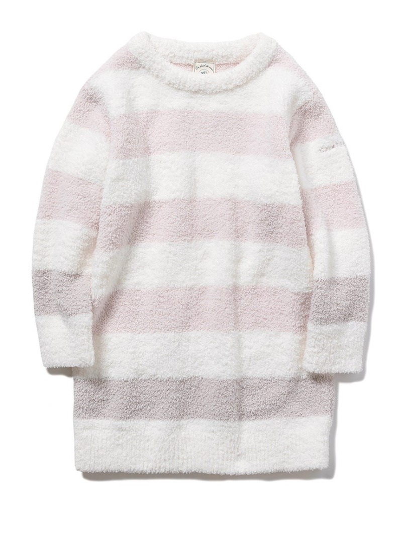 Gelato Pique Kids パウダートリムボーダー Kids お召 ジェラートピケ ワンピース キッズワンピース 退紅色 貨物輸送無料 Musiciantuts Com