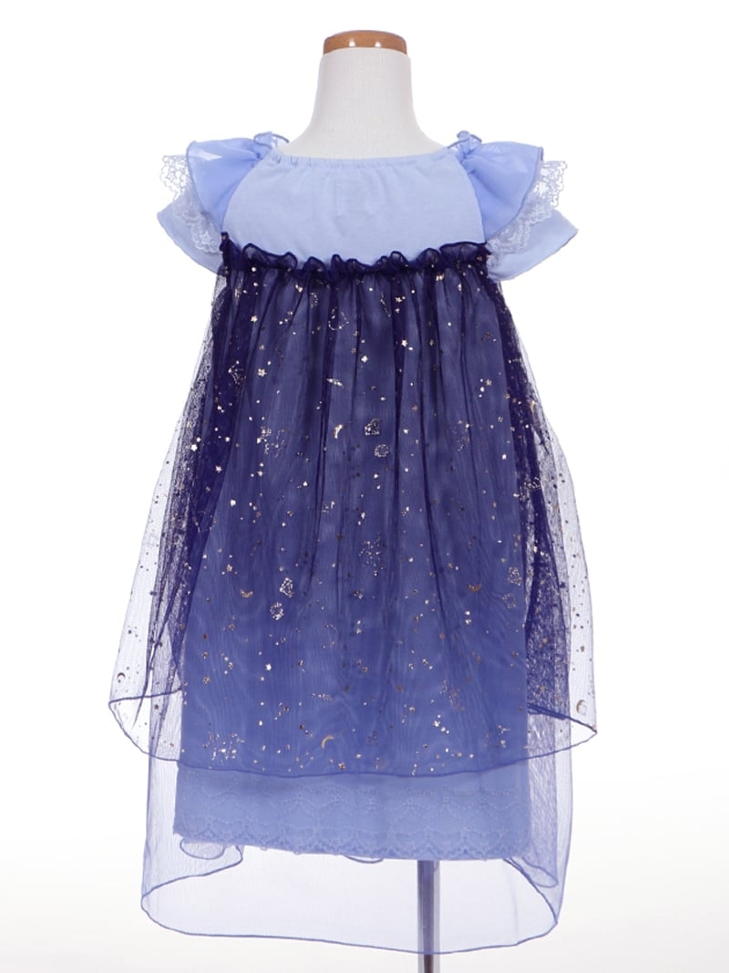 Axes Femme Kids K 星座柄グラデチュールop アクシーズファム ワンピース キッズワンピース 送料無料 Rvcconst Com