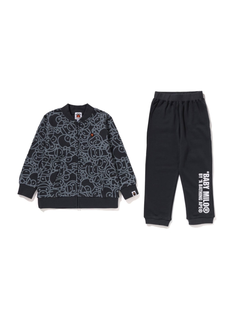 A BATHING APE ALL BABY MILO KIDS GIFT SET ア ベイシング エイプ 福袋・差し上げ物・余分の物 差し上げ物仕掛ける 薄墨色【貨物輸送無料】