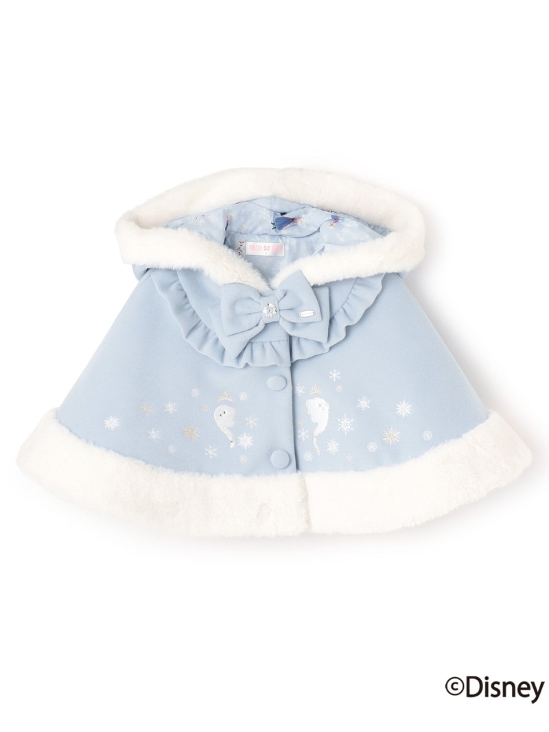 【SALE／20%OFF】mezzo piano 【アナと雪の統治女王】エルサ/なりきりポンチョ ナルミヤオンライン ジャケット・アウター 上衣・前掛け 青み【RBA_E】【貨物輸送無料】
