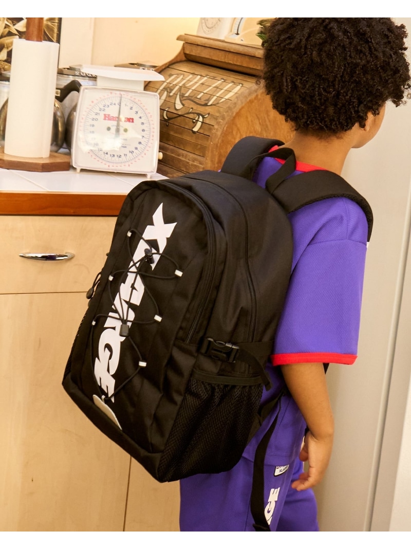 XLARGE KIDS ロゴストリング バックパック ナルミヤオンライン バッグ リュック・バックパック ネイビー ベージュ【送料無料】 6,864円
