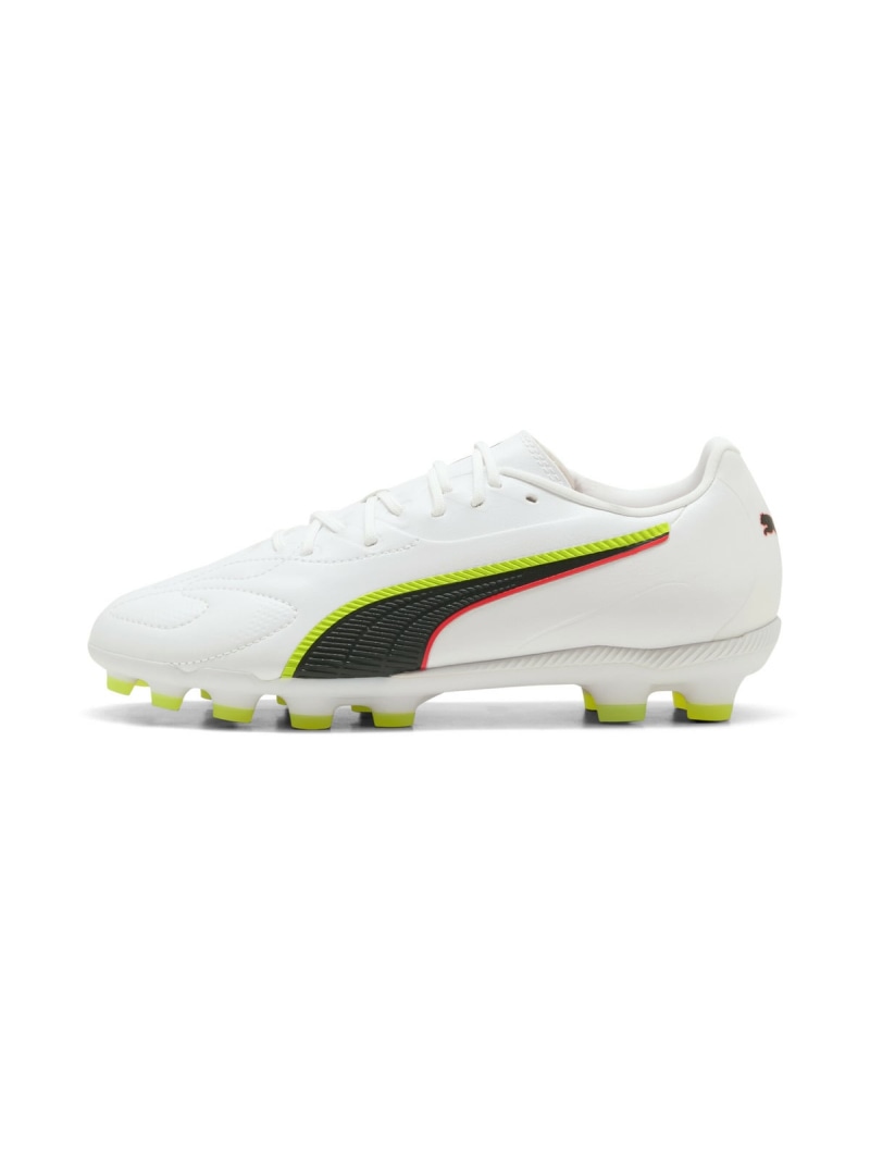 PUMA キッズ キング 20 マッチ HG/AG +ミッド サッカースパイク 20-22.5cm KING 20 MATCH HG+Mid Jr プーマ シューズ・靴 スニーカー ホワイト【送料無料】
