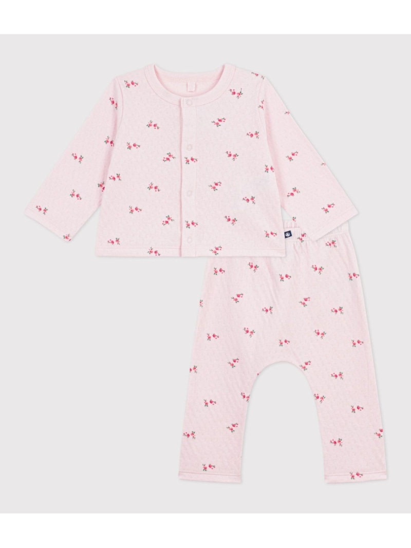 PETIT BATEAU 御花刷り上げる もの言う花2点仕掛ける プチバトー トップス ジレー【貨物輸送無料】