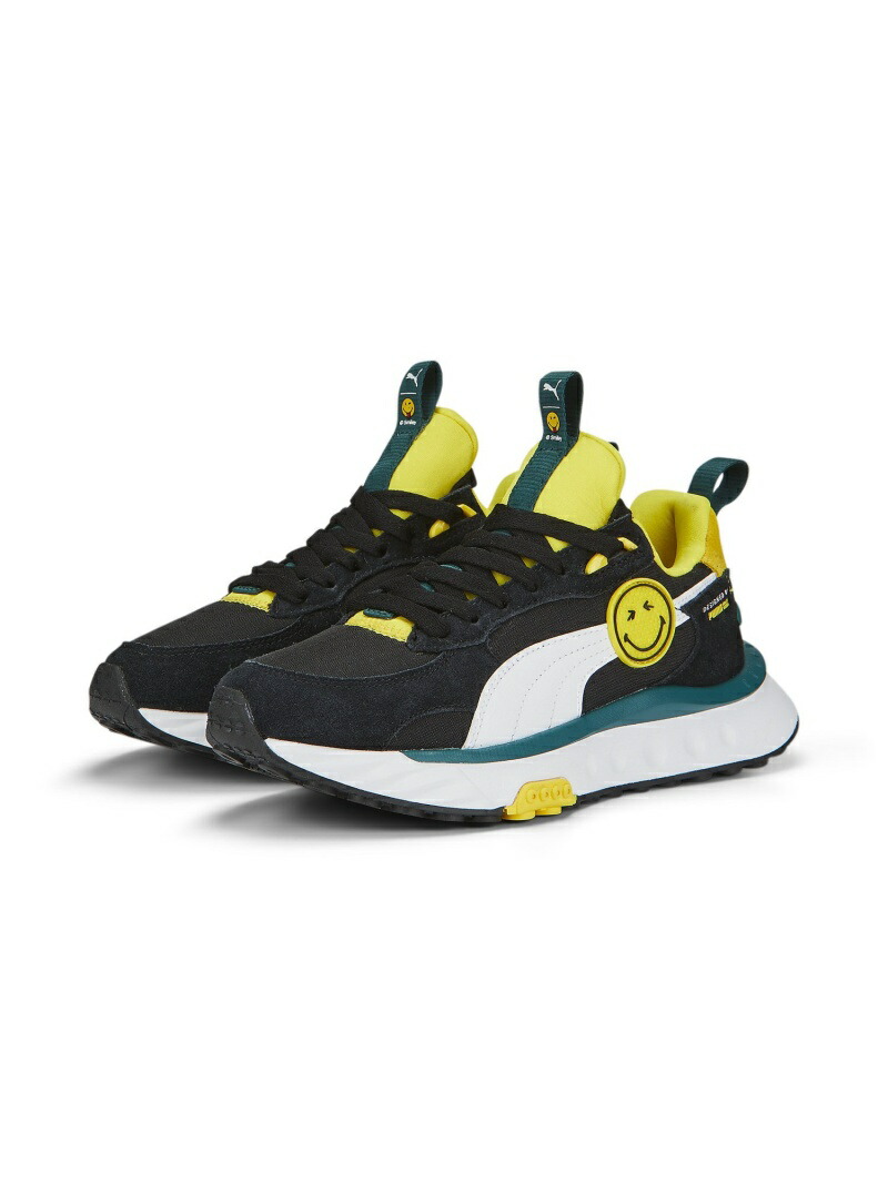 Puma キッズ X Smileyworld Wr フレックス スリッポン Jr スニーカー 22 25cm プーマ シューズ 靴 日本製