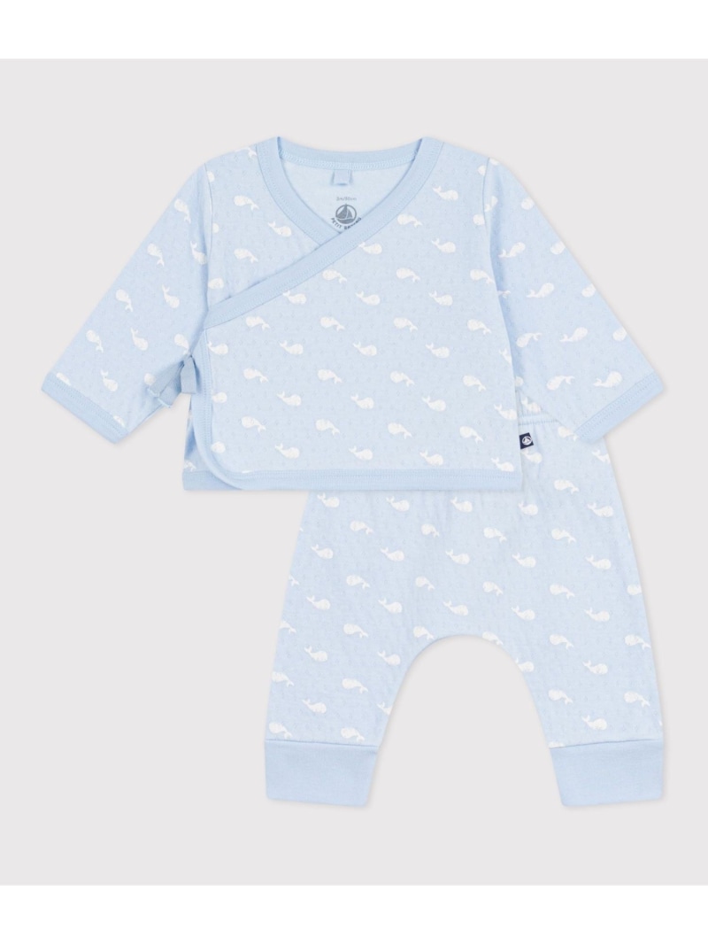 PETIT BATEAU 勇魚刷り上げる もの言う花2点仕掛ける プチバトー トップス ジレー 白いこと【貨物輸送無料】