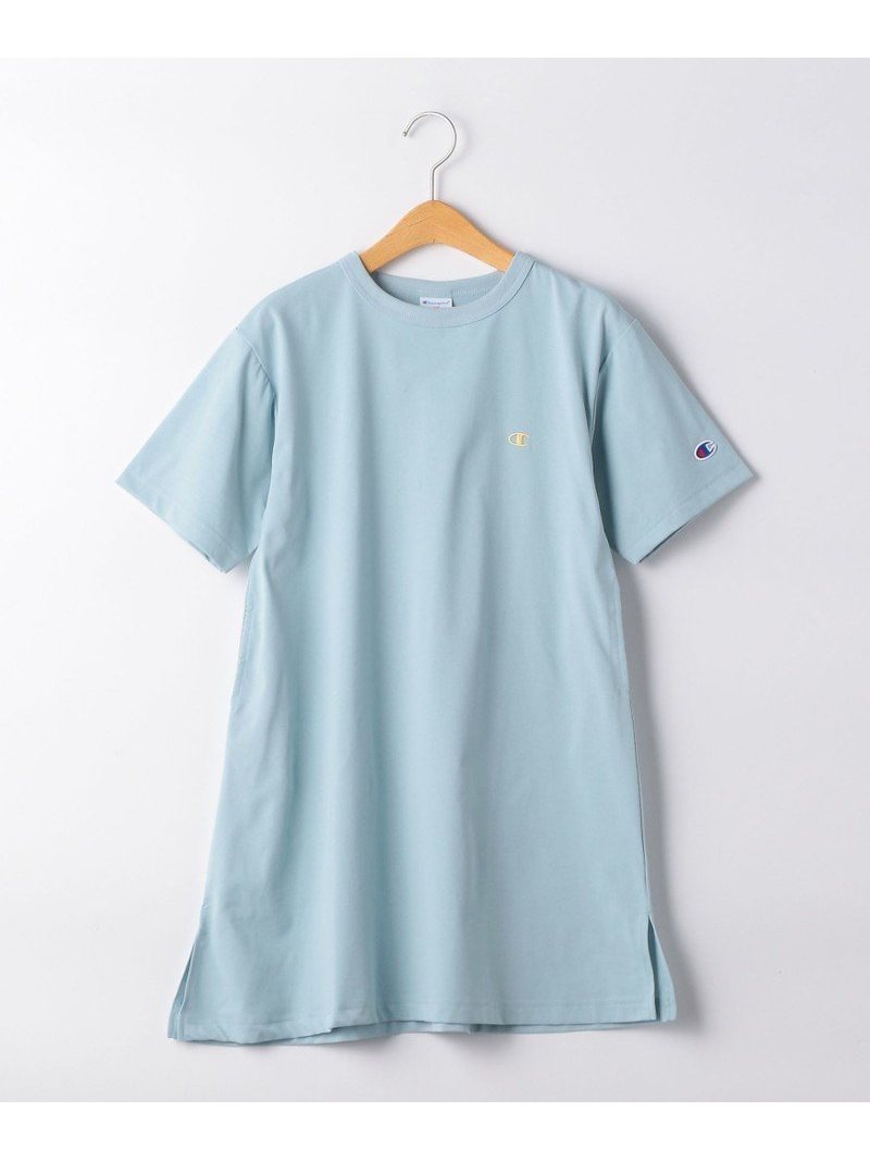 United Arrows Green Label Relaxing 別注 Champion チャンピオン Tj Ex Cp ワンピース バックプリント ユナイテッドアローズ アウトレット ドレス シャツワンピース ブル ラッピング