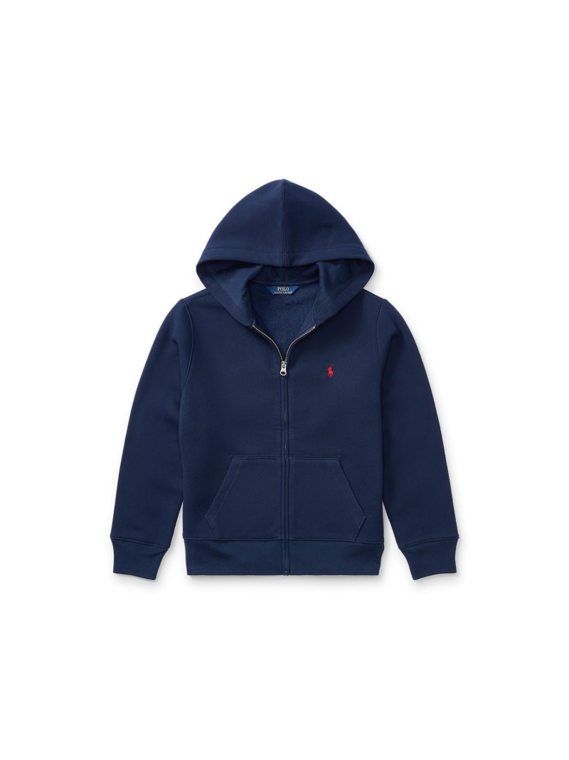POLO RALPH LAUREN (ボーイズ 8才~20才)コットンブレンドフリース フーディ ラルフローレン トップス パーカー・フーディー 青碧【貨物輸送無料】