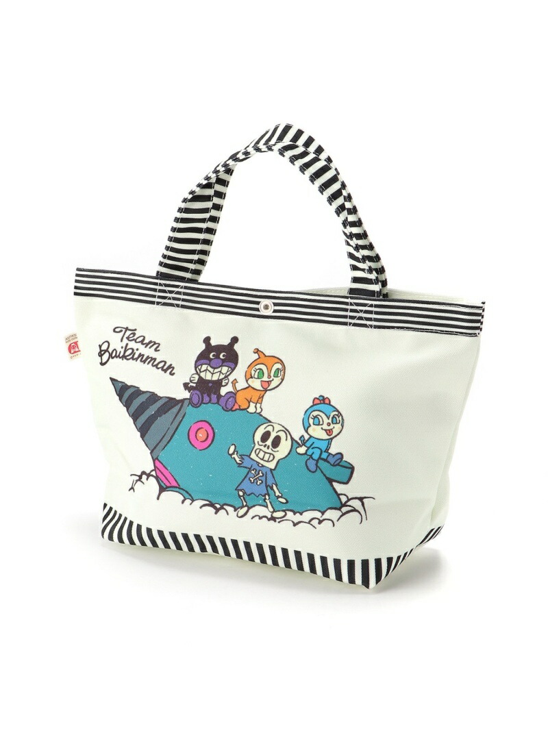 楽天市場 Anpanman Kids Collection K アンパンマン号ランチトート アンパンマンキッズコレクション バッグ キッズバッグ ホワイト Rakuten Fashion Kids