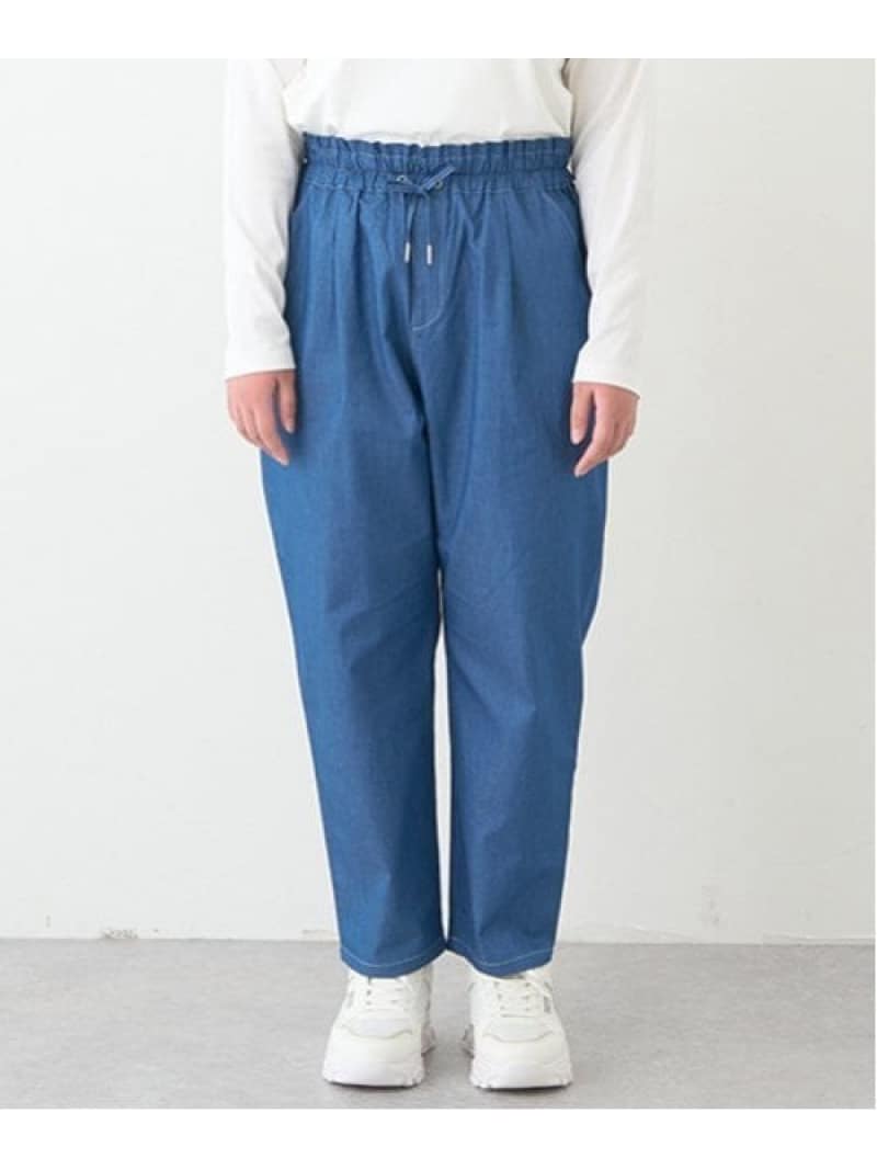 pom ponette junior 【+SIZE】【GOOD PRICE】テーパードパンツ ナルミヤオンライン パンツ その他のパンツ ブルー【送料無料】