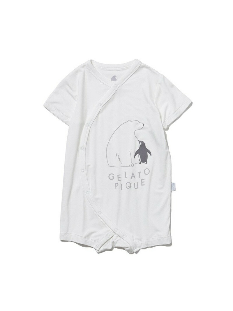 Gelato Pique Baby Cool Fair シロクマ Baby ロンパース ジェラートピケ ワンピース キッズワンピース ホワイト 先行予約 送料無料 Cleartexbd Com