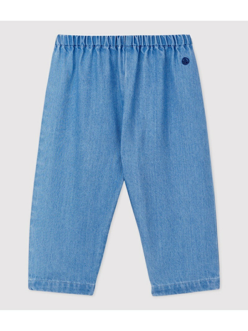 【SALE／30%OFF】PETIT BATEAU ライトデニムパンツ プチバトー パンツ ジーンズ・デニムパンツ ブルー【RBA_E】【送料無料】