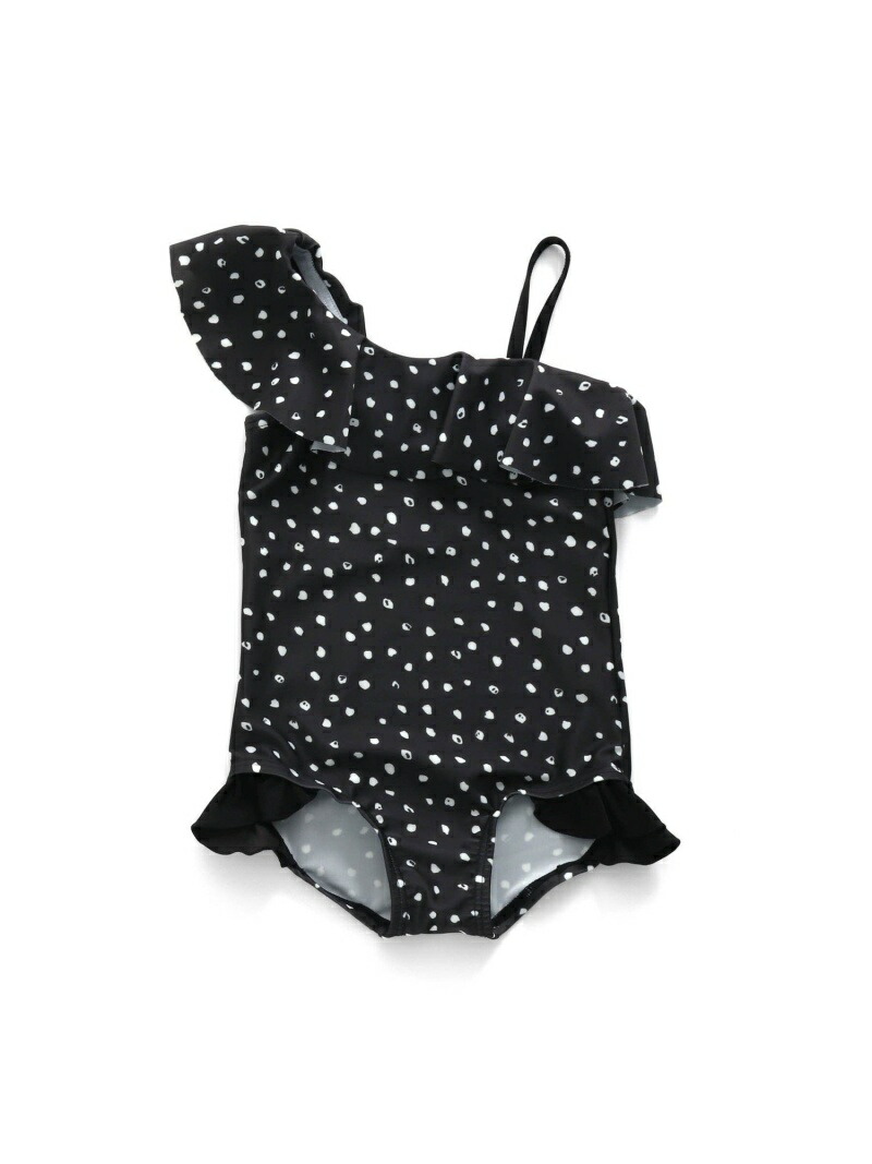 楽天市場 Sale 50 Off Breeze ランダムドットワンピース水着 エフオーオンラインストア スポーツ 水着 スイムグッズ ブラック ピンク Rba E Rakuten Fashion Kids