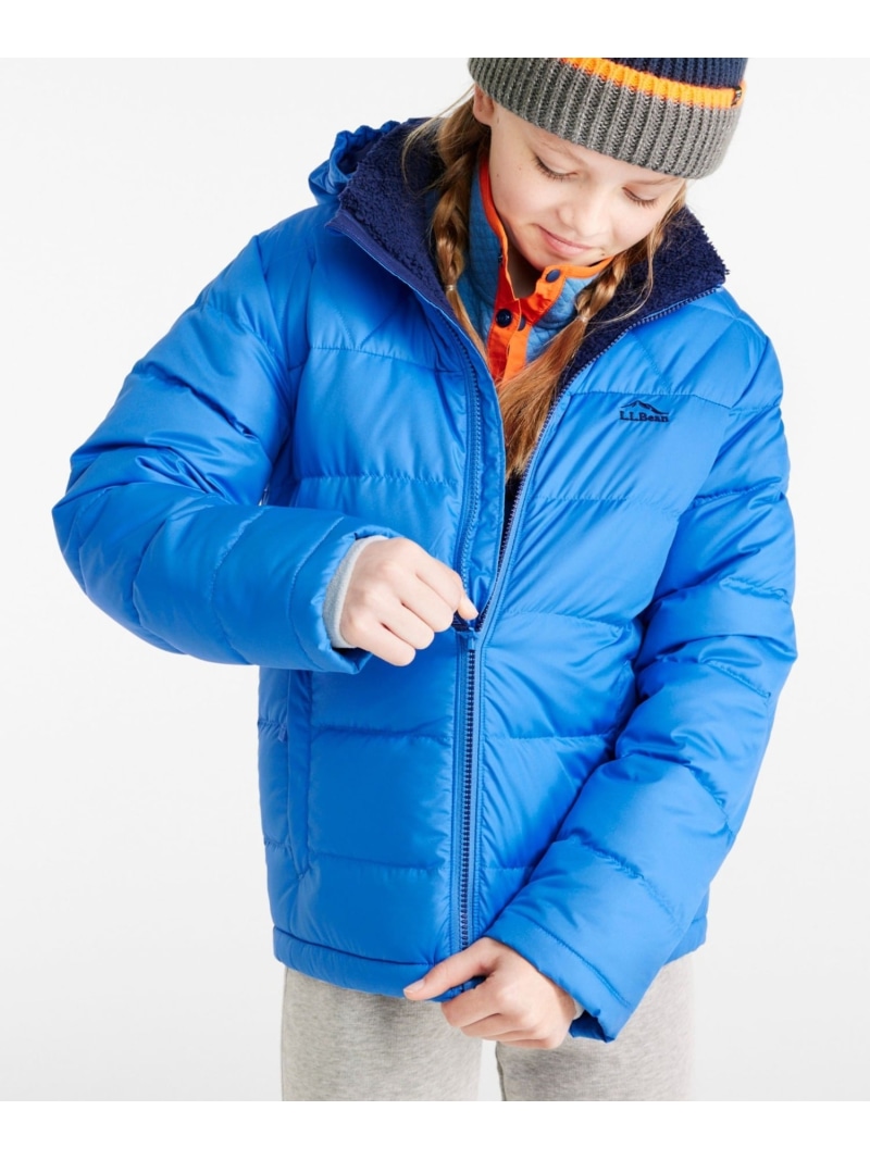 L.L.Bean キッズ・エル・エル・ビーン・ダウン・ジャケット ビッグキッズ エルエルビーン ジャケット・アウター ダウンジャケット・ダウンベスト ブルー ネイビー【送料無料】｜ Fashion Kids