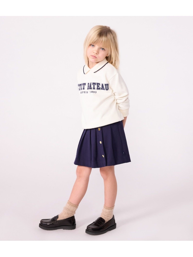 【SALE／30%OFF】PETIT BATEAU スウェットプルオーバー プチバトー トップス スウェット・トレーナー ホワイト【RBA_E】【送料無料】