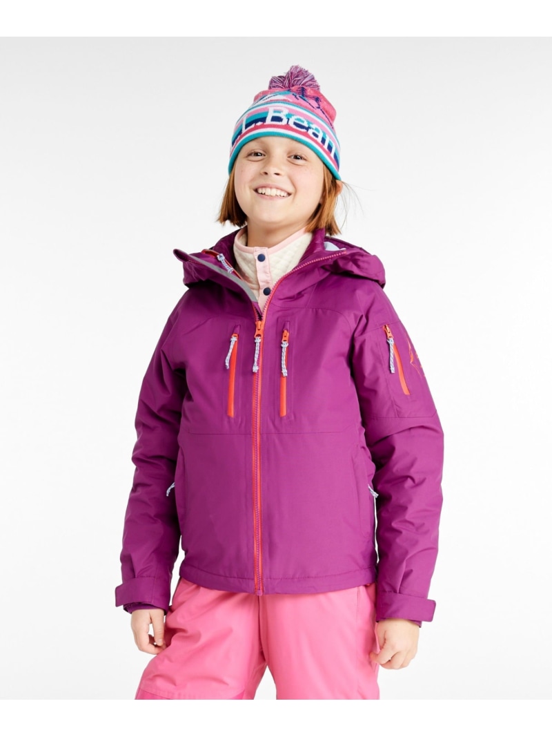 L.L.Bean キッズ・パスファインダー・ウォータープルーフ 3 イン 1 ジャケット エルエルビーン ジャケット・アウター ナイロンジャケット ネイビー パープル【送料無料】