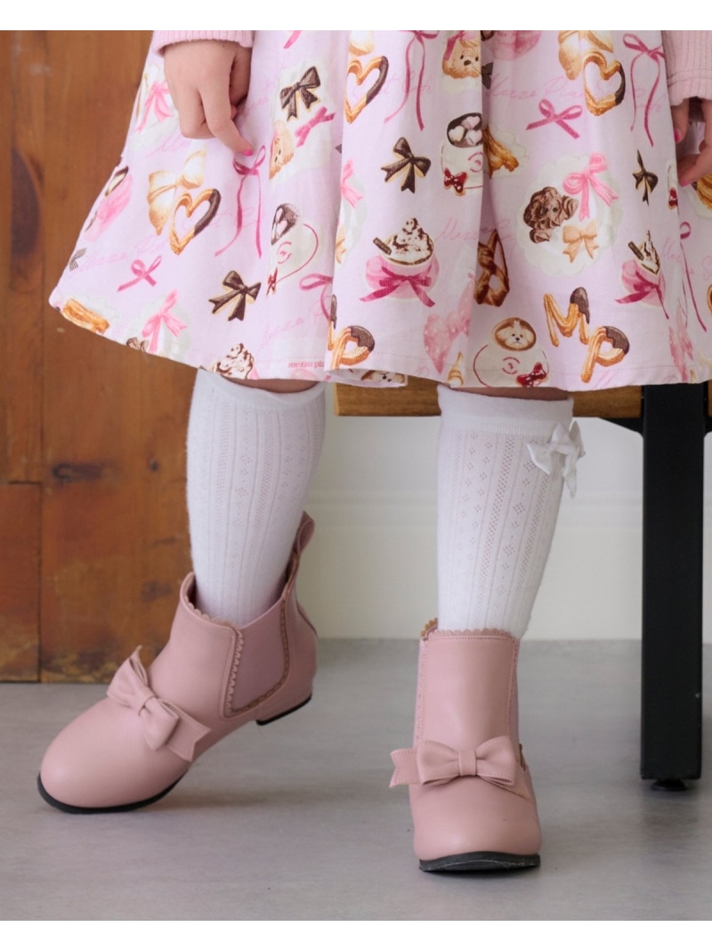 メゾピアノ　ブーツ　靴　3点セット　20センチ 楽天市場】メゾピアノ(mezzo piano)キルトムートン風ブーツ