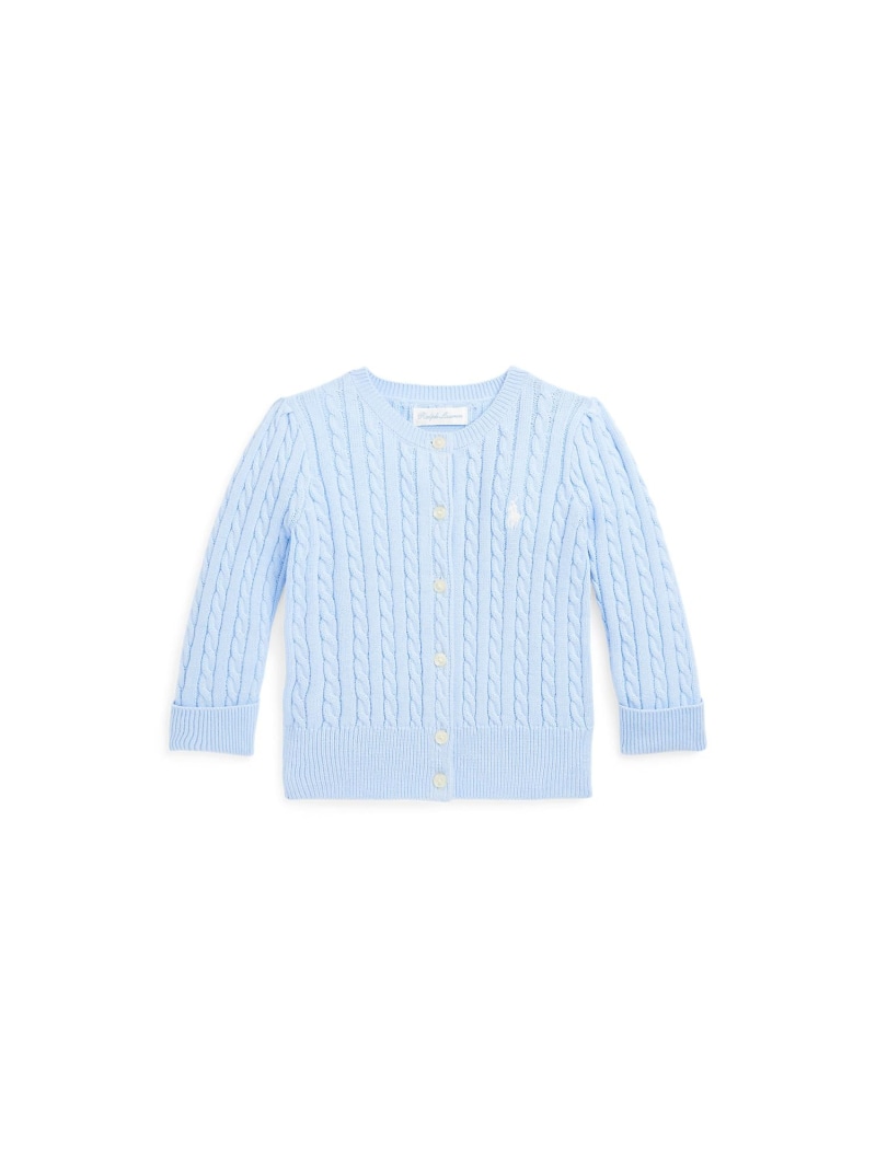 POLO RALPH LAUREN (もの言う花)有線テレビ編み物 綿織物 ジレー ラルフローレン トップス ジレー 青み【貨物輸送無料】