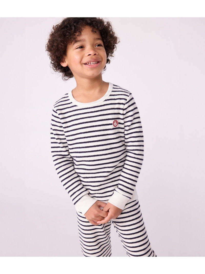 PETIT BATEAU パジャマ プチバトー インナー・ルームウェア パジャマ ホワイト【送料無料】