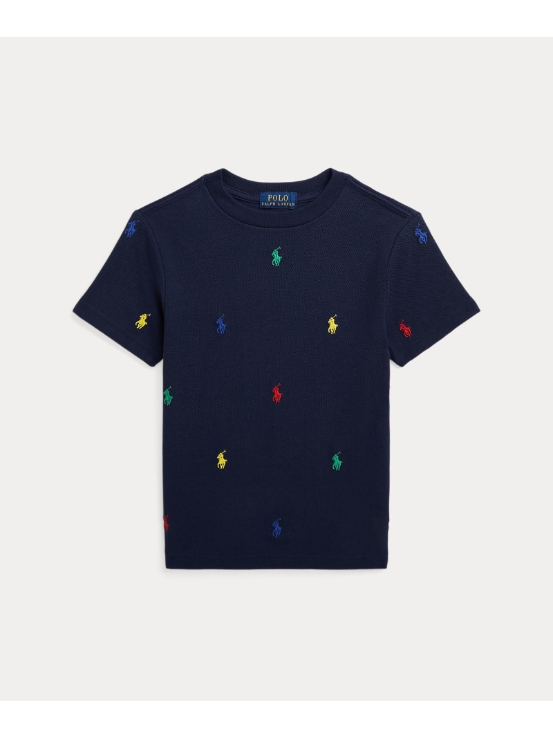 POLO RALPH LAUREN (ボーイズ 2才~7才)Polo 子馬 綿織物 メッシュ プルオーバー ラルフローレン トップス カットソー・プルオーバー 米国海軍【貨物輸送無料】