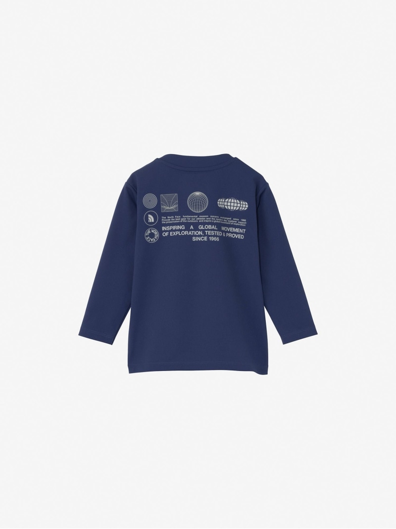 THE NORTH FACE 【公式】トドラーロングスリーブサンシェードティー(キッズ) ザ・ノース・フェイス 水着・スイムグッズ ラッシュガード ブラック ブルー ホワイト【先行予約】*【送料無料】