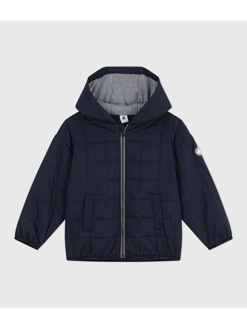PETIT BATEAU 中綿入り口・入口ボンネット上衣 プチバトー ジャケット・アウター ダウンジャケット・ダウンベスト 米国海軍【貨物輸送無料】