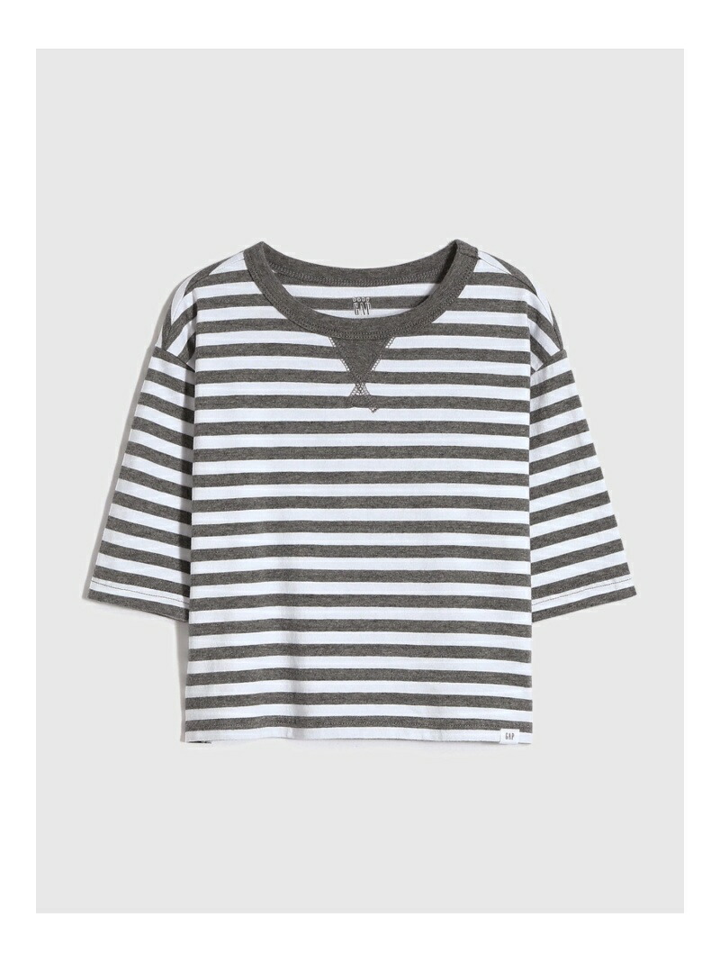 楽天市場 Sale 30 Off Gap K ソフト クルーネックtシャツ ギャップ カットソー キッズカットソー グレー ネイビー ホワイト Rba E Rakuten Fashion Kids