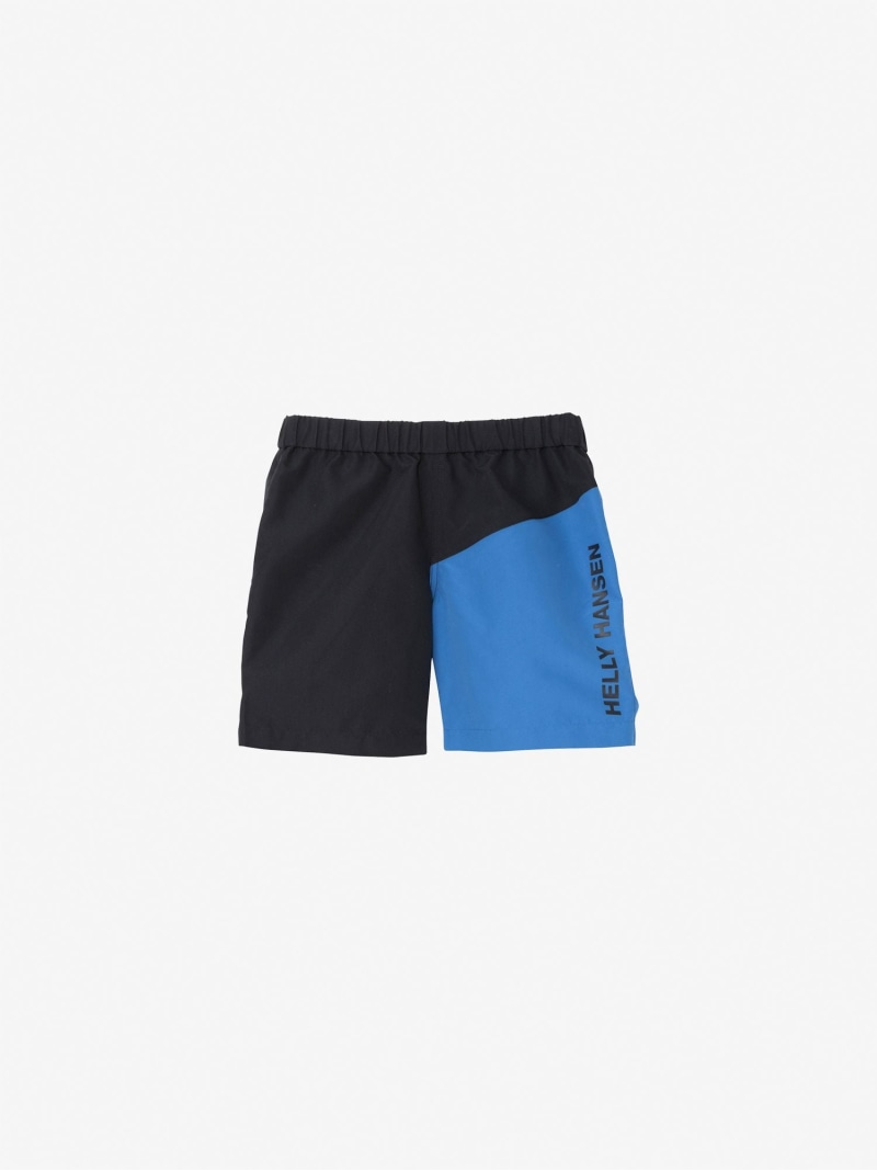 HELLY HANSEN 【堅苦しさ】バイカラーウォーターショーツ(キッズ) ヘリーハンセン 海水着・スイムグッズ 海水着 黒いこと 青色【貨物輸送無料】