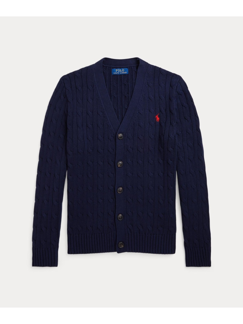 POLO RALPH LAUREN (ボーイズ 8才~20才)有線テレビ編み物 綿織物 V素っ首 ジレー ラルフローレン トップス ジレー 米国海軍【貨物輸送無料】
