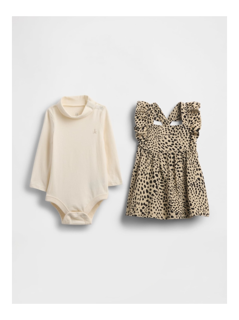 [SALE/ 55% OFF] GAP (K) Corduroy Overalls Skirt Outfit Set (Baby) Gap Maternity Wear/Baby Products Rompers/Coveralls Beige [RBA_E] [Free Shipping]