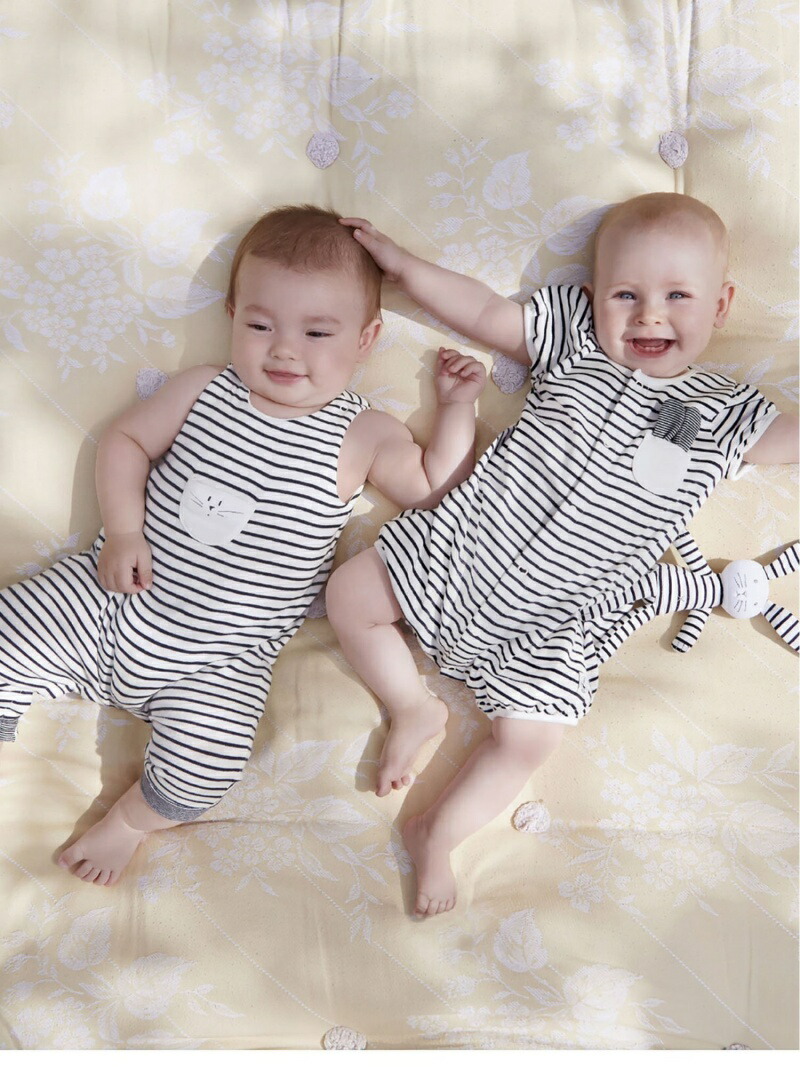 楽天市場 Sale 40 Off Petit Bateau K マリニエールノースリーブロンパース プチバトー マタニティー ベビー ロンパース カバーオール ホワイト Rba E Rakuten Fashion Kids