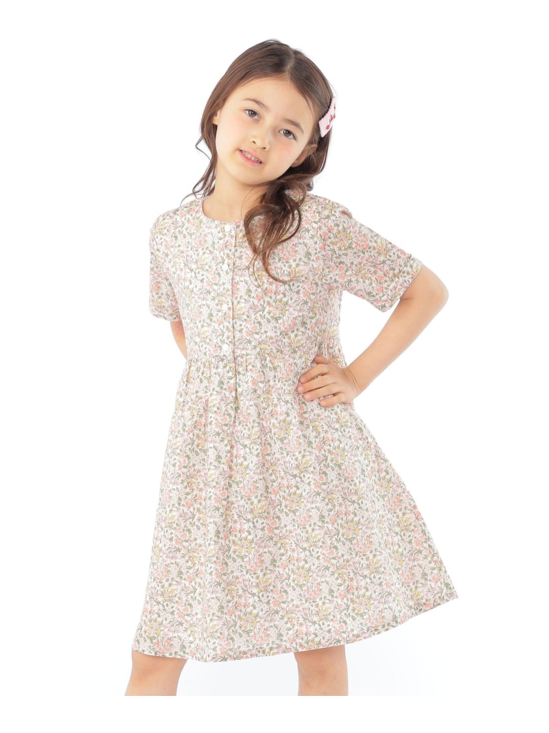 SHIPS KIDS SHIPS KIDS:100~130cm / リバティ 半袖 ワンピース シップス ワンピース・ドレス ワンピース ピンク【送料無料】 14,212円