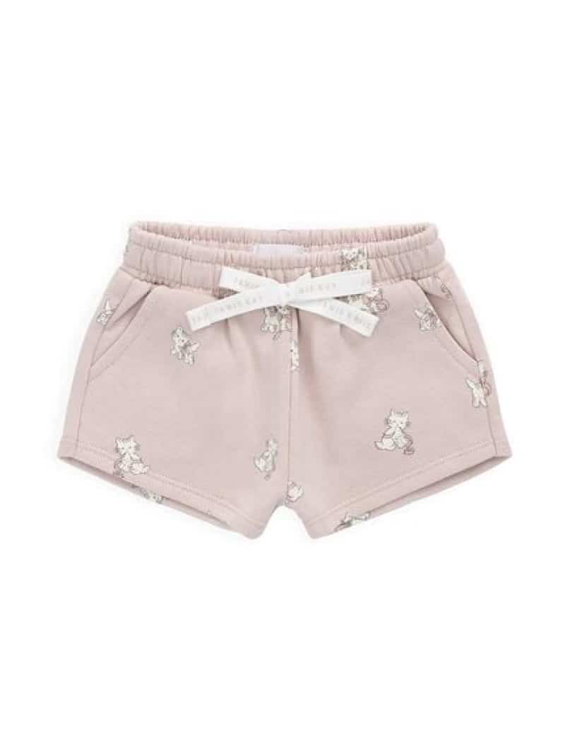 【SALE／20%OFF】JAMIE KAY スウェットショートパンツ Bow Kitties Mauve ジェイミーケイ マタニティウェア・ベビー用品 ロンパース・カバーオール ピンク【RBA_E】【送料無料】