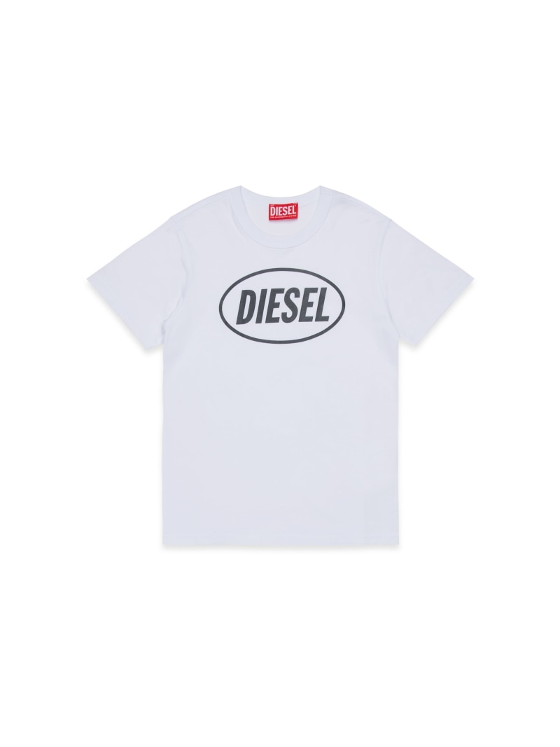 【SALE／40%OFF】DIESEL キッズ Tシャツ TUNDRA ディーゼル トップス カットソー・Tシャツ ホワイト【RBA_E】【送料無料】