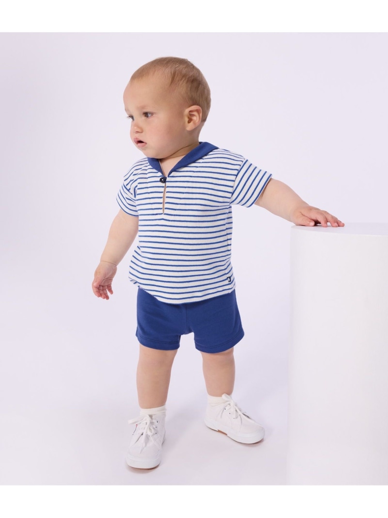 PETIT BATEAU 間借り人 もの言う花2点仕掛ける プチバトー トップス カットソー・プルオーバー 白いこと【貨物輸送無料】