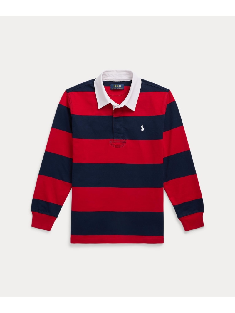 POLO RALPH LAUREN (ボーイズ 8才~20才)冷コーニック ラガー プルオーバー ラルフローレン トップス カットソー・プルオーバー 赤いこと【貨物輸送無料】