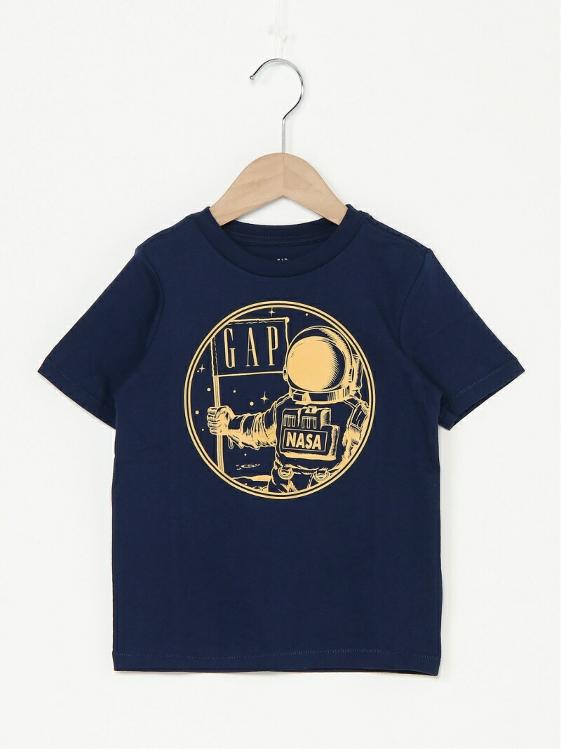 楽天市場 Sale 24 Off Gap K Nasa Logo Tシャツ ギャップ カットソー キッズカットソー ネイビー ホワイト Rba E Rakuten Fashion Kids