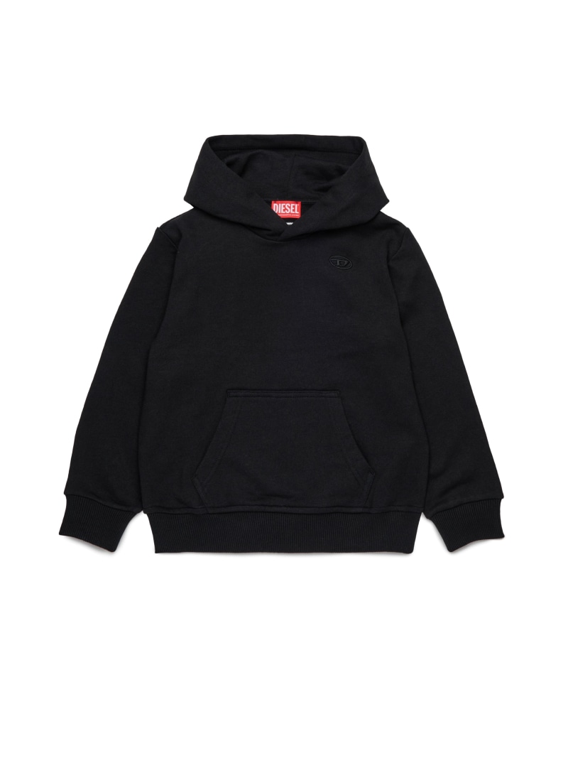 【SALE／50%OFF】DIESEL キッズ プルオーバーパーカー SMACSHOODMEGOVALD OVER ディーゼル トップス パーカー・フーディー ブラック【RBA_E】【送料無料】｜ Fashion Kids